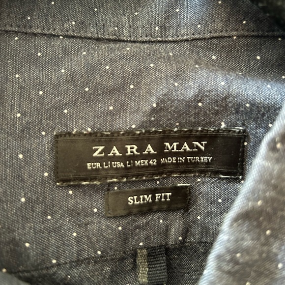 Men’s Zara Shirt- Slim Fit- Sz L - Picture 6 of 6